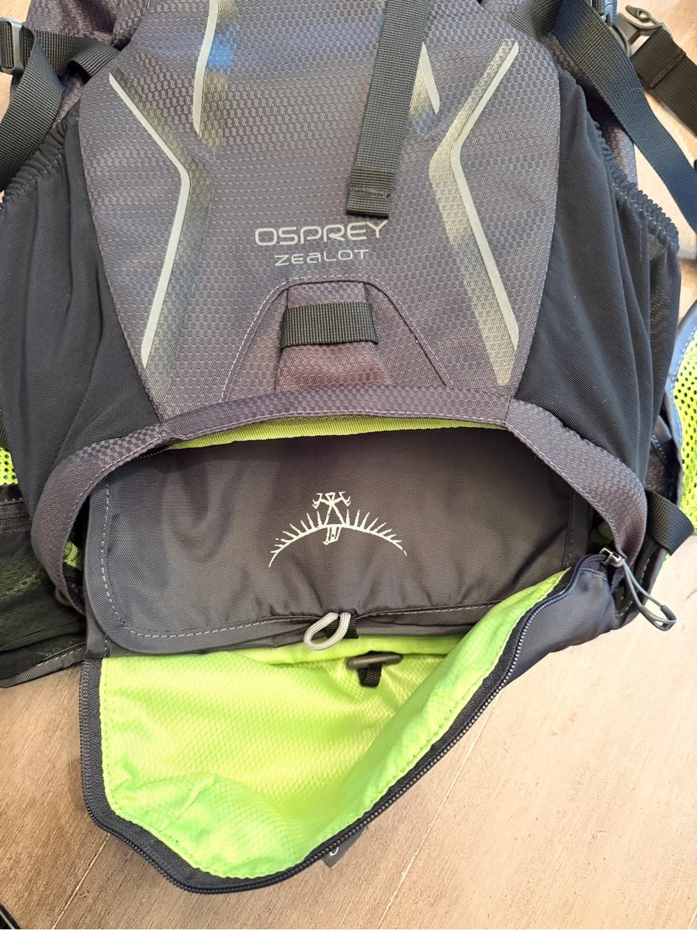 Osprey Zealot H2O Mountain Bike Hydration Backpack M/L 15L